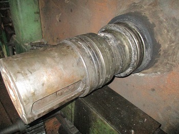 紙機(jī)烘缸軸磨損在線修復(fù)技術(shù)