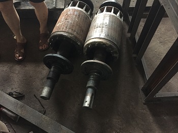 電動機主軸磨損機加工修復(fù)