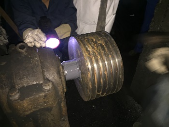 碎煤機(jī)軸磨損修復(fù)