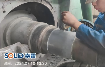 修復細碎機軸承位磨損，只需要簡單